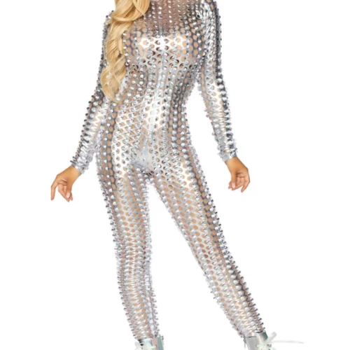 Leg Avenue Sexy Halloween Costumes Laser Cut Metallic Catsuit 17 Leg Avenue Sexy Halloween Costumes Laser Cut Metallic Catsuit