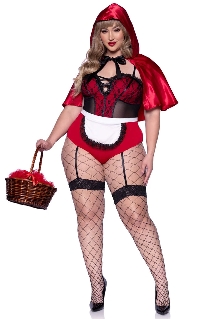 Leg Avenue Plus Size Naughty Miss Red Costume 1 Leg Avenue Plus Size Naughty Miss Red Costume