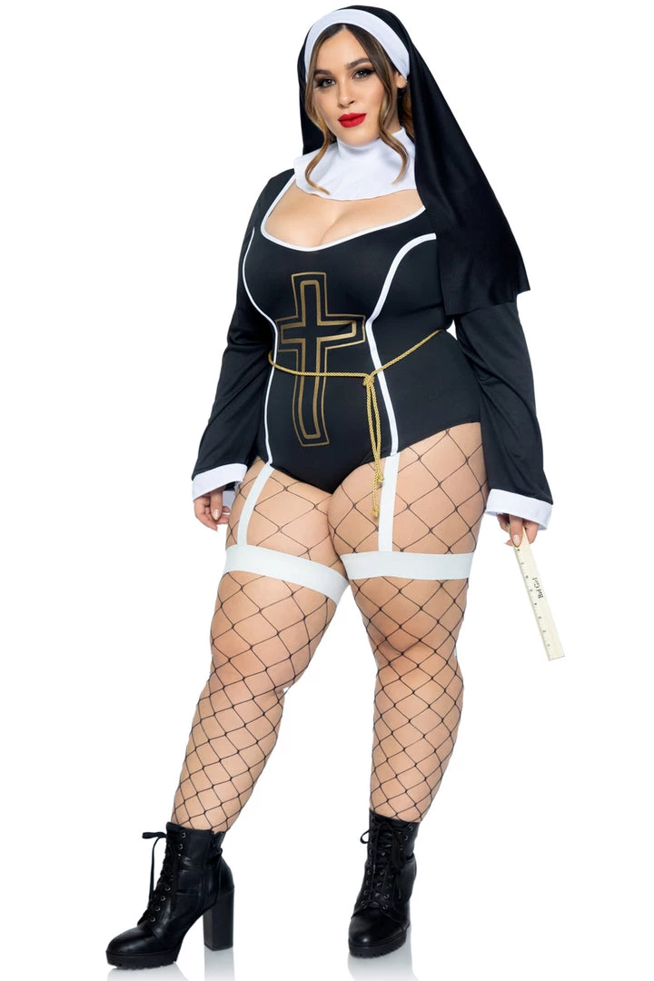 Leg Avenue Plus Size Sister Sin Costume 1 Leg Avenue Plus Size Sister Sin Costume