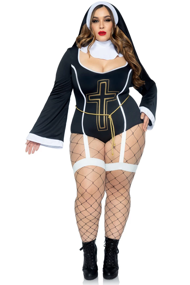 Leg Avenue Plus Size Sister Sin Costume 3 Leg Avenue Plus Size Sister Sin Costume