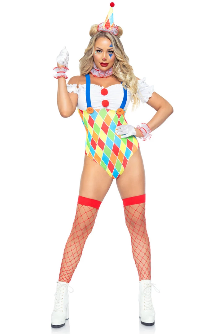 Leg Avenue Sexy Halloween Costumes Clown Cutie Costume 3 Leg Avenue Sexy Halloween Costumes Clown Cutie Costume