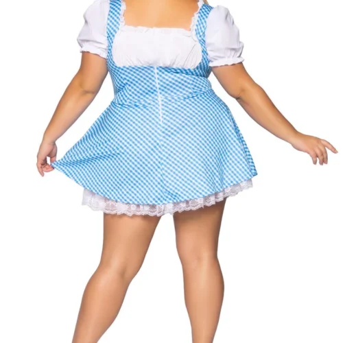 Leg Avenue Plus Size Blue Gingham Costume