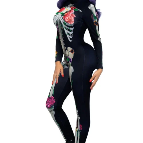 Leg Avenue Floral Skeleton Costume