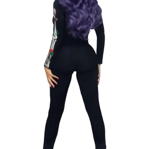 Leg Avenue Floral Skeleton Costume