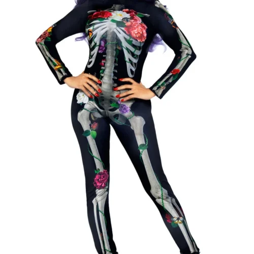 Leg Avenue Floral Skeleton Costume