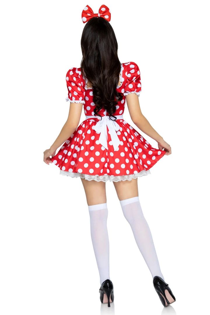 Leg Avenue Sexy Halloween Costumes Polka Dot Mini Dress 3 Leg Avenue Sexy Halloween Costumes Polka Dot Mini Dress