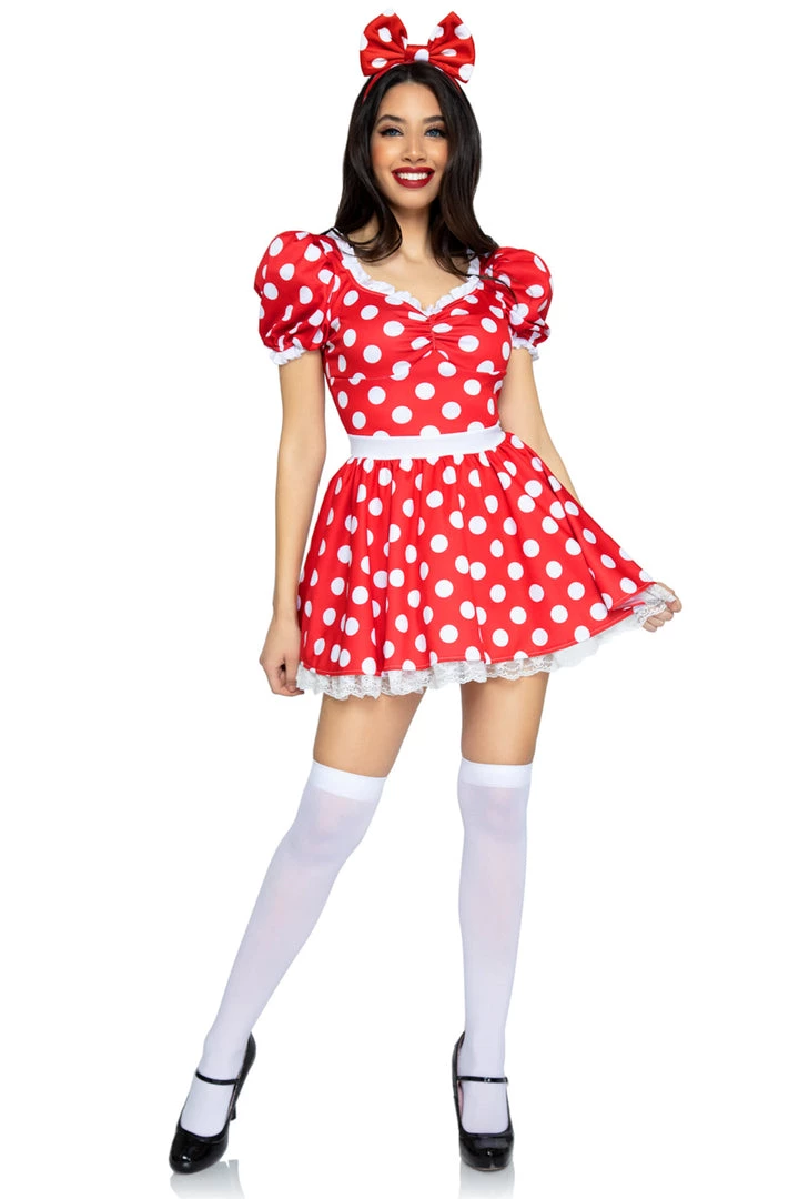 Leg Avenue Sexy Halloween Costumes Polka Dot Mini Dress 2 Leg Avenue Sexy Halloween Costumes Polka Dot Mini Dress