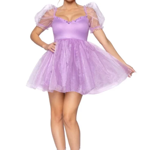 Leg Avenue Sexy Halloween Costumes Frosted Organza Princess Costume Dress