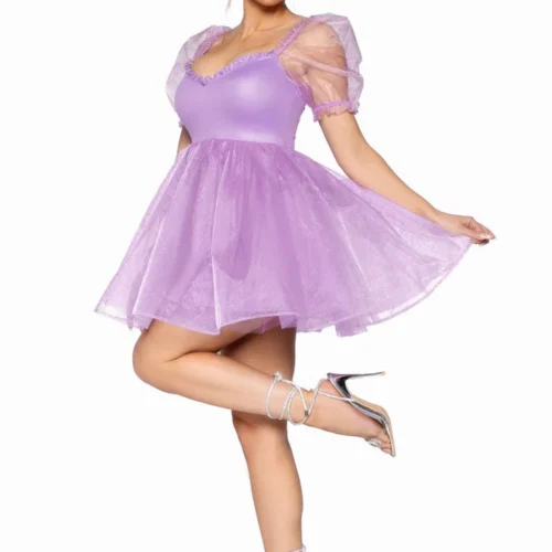 Leg Avenue Sexy Halloween Costumes Frosted Organza Princess Costume Dress