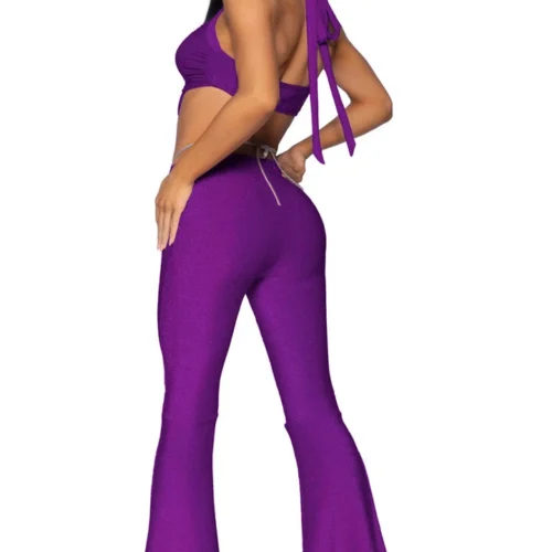 Leg Avenue Sexy Halloween Costumes Purple Pop Star Costume