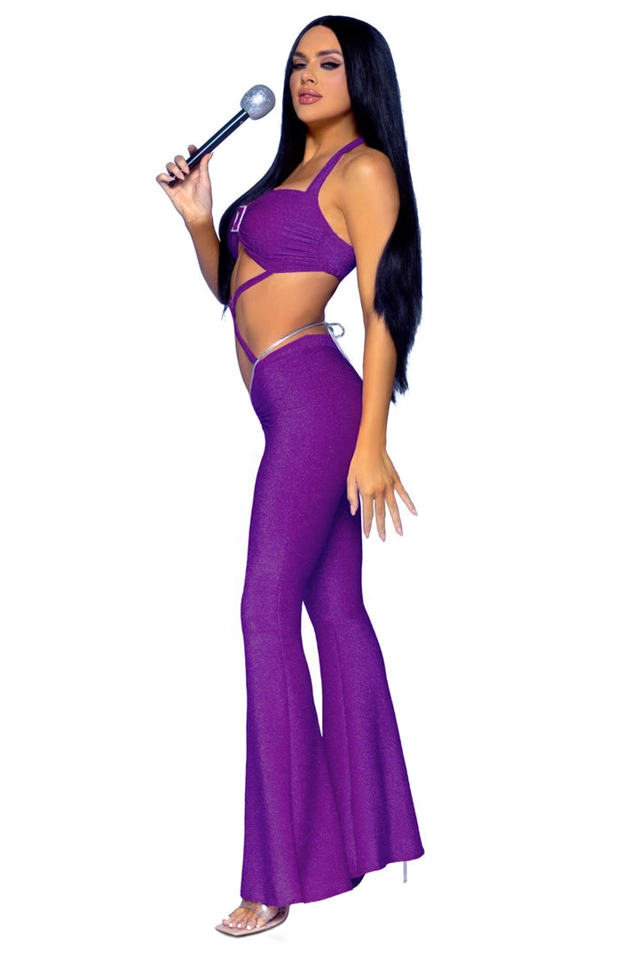 Leg Avenue Sexy Halloween Costumes Purple Pop Star Costume 4 Leg Avenue Sexy Halloween Costumes Purple Pop Star Costume