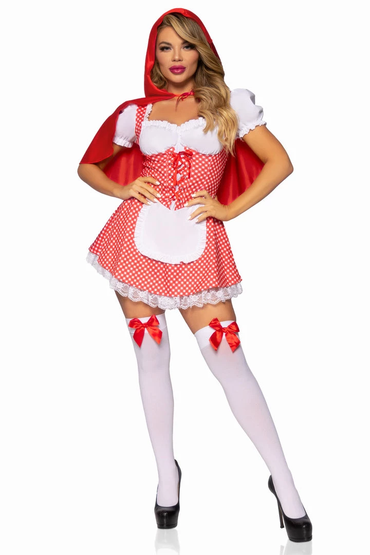 Leg Avenue Sexy Halloween Costumes Fairytale Miss Red Costume 1 Leg Avenue Sexy Halloween Costumes Fairytale Miss Red Costume