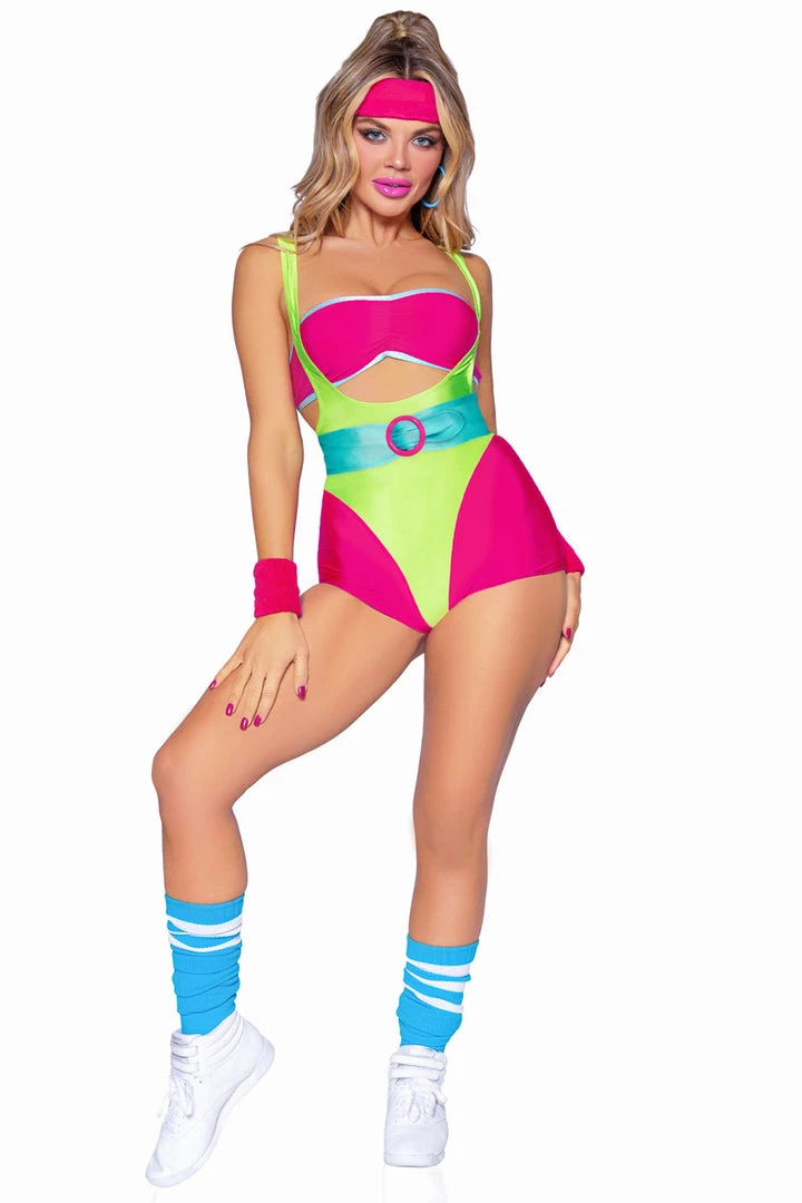 Leg Avenue 80s Workout Hottie Costume 1 Leg Avenue 80s Workout Hottie Costume