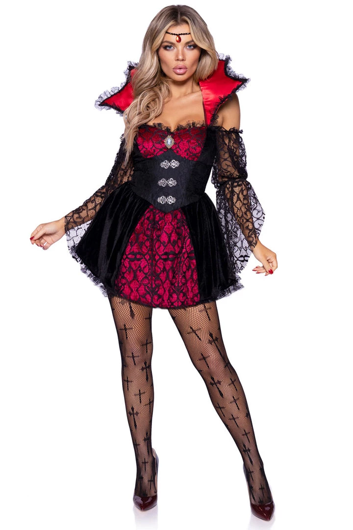 Leg Avenue Sexy Halloween Costumes Victorian Vampire Costume 1 Leg Avenue Sexy Halloween Costumes Victorian Vampire Costume