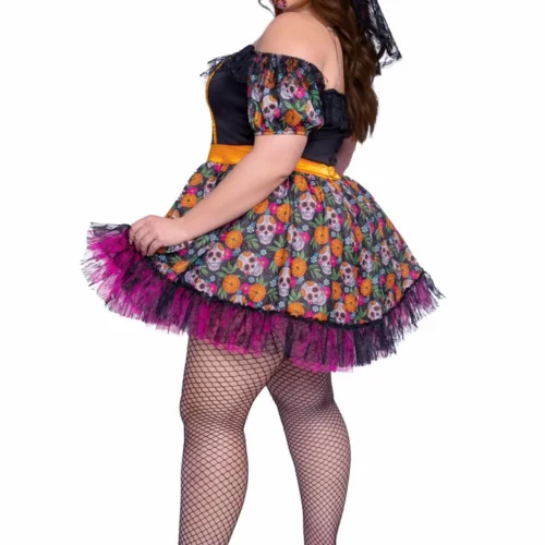 Leg Avenue Plus Size Marigold Catrina Costume 5 Leg Avenue Plus Size Marigold Catrina Costume