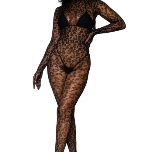 Leg Avenue Lingerie Seamless Leopard Catsuit
