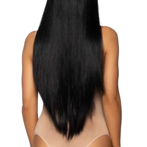Leg Avenue Long Straight Brown Wig