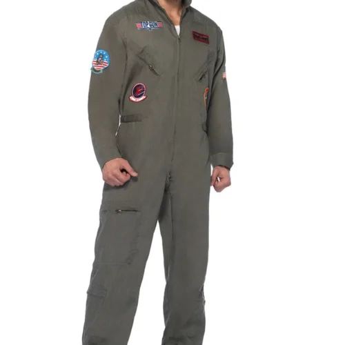 Leg Avenue Top Gun Men's Flight Suit Costume Sexy Halloween Costumes