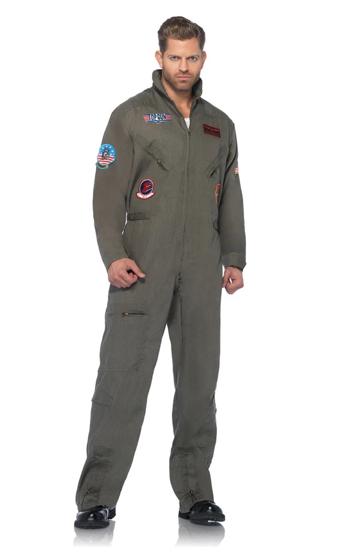 Leg Avenue Top Gun Men's Flight Suit Costume Sexy Halloween Costumes 2 Leg Avenue Top Gun Men's Flight Suit Costume Sexy Halloween Costumes