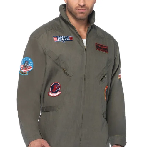 Leg Avenue Top Gun Men's Flight Suit Costume Sexy Halloween Costumes