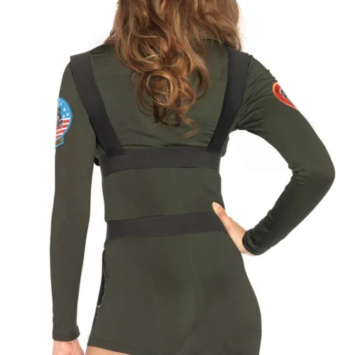 Leg Avenue Top Gun Women's Romper Costume