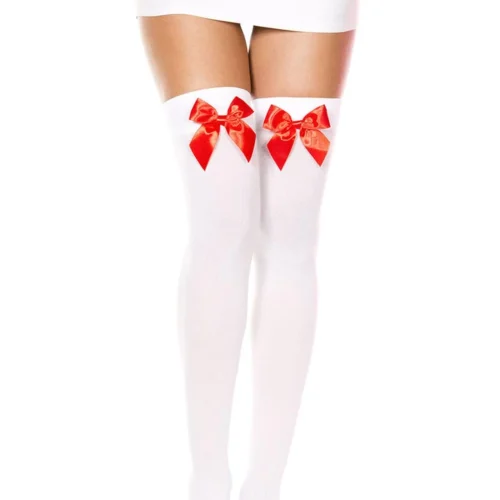 Music Legs Bow Top Thigh Highs 65 Music Legs Bow Top Thigh Highs