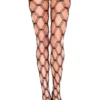 Music Legs Hosiery Strappy Net Pantyhose