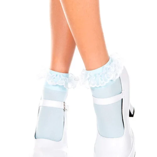 Music Legs Hosiery Ruffled Ankle Socks