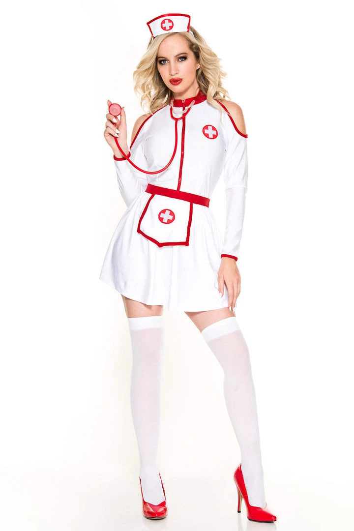 Music Legs Home Health Nurse Costume 6 Music Legs Home Health Nurse Costume