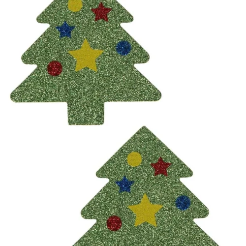 OY Brands Glitter Christmas Tree Pasties