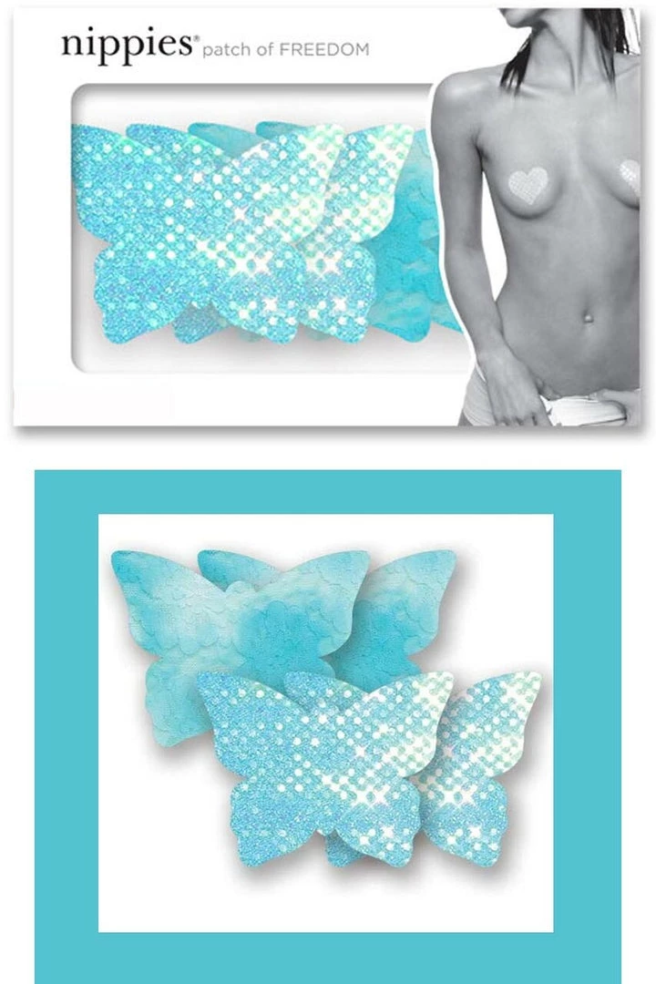 Bristols Six Pasties Majorca Butterfly Nipple Stickers 1 Bristols Six Pasties Majorca Butterfly Nipple Stickers