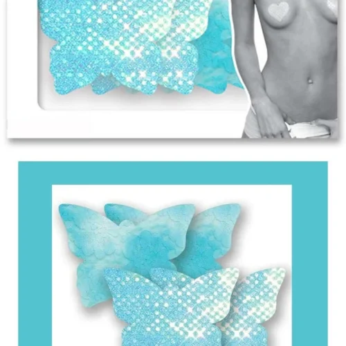 Bristols Six Pasties Majorca Butterfly Nipple Stickers 9 Bristols Six Pasties Majorca Butterfly Nipple Stickers