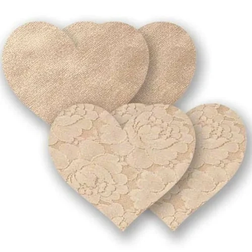 Bristols Six Nippies Basic Heart Nipple Pasties