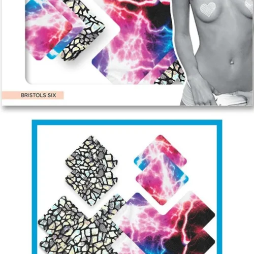 Bristols Six Nippies Desert Storm Nipple Pasties