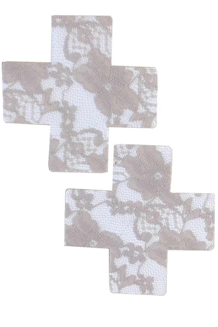 NevaNude Cappuccino Sheer Lace Nipple Pasties 1 NevaNude Cappuccino Sheer Lace Nipple Pasties