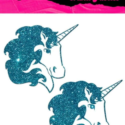 PASTEASE Brand Pasties Glitter Unicorn Pasties 8 PASTEASE Brand Pasties Glitter Unicorn Pasties