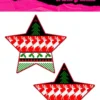 PASTEASE Brand Pasties Ugly Christmas Sweater Star Pasties