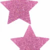 NevaNude Iridescent Pink Glitter Stars Pasties
