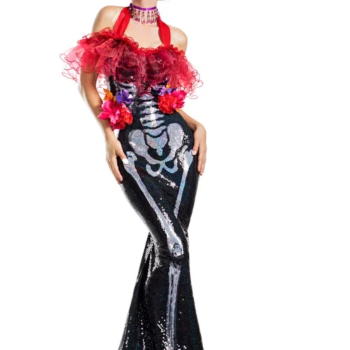 Party King Glamour Muerta Costume Sexy Halloween Costumes