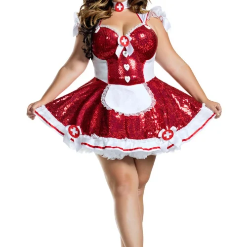 Party King Plus Size Glam Nurse Costume