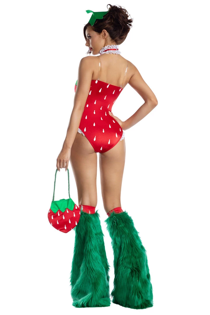 Party King Sassy Strawberry Costume 2 Party King Sassy Strawberry Costume