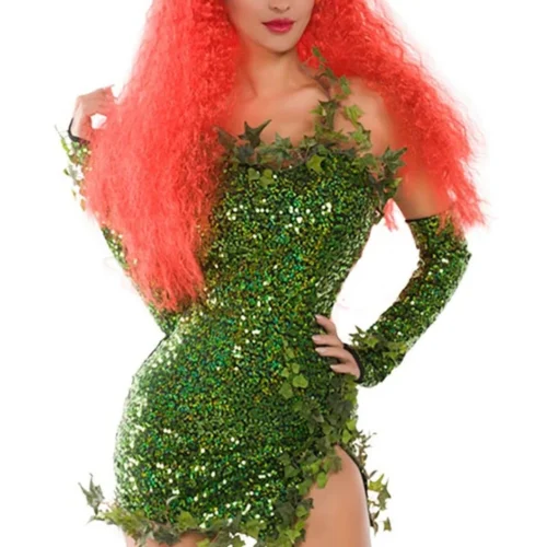 Party King Sexy Halloween Costumes Poisonous Villain Costume