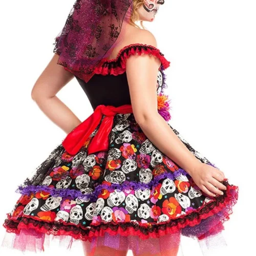 Party King Plus Costumes Lady Muerta Costume Plus