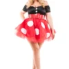 Party King Plus Size Coquette Mouse Costume