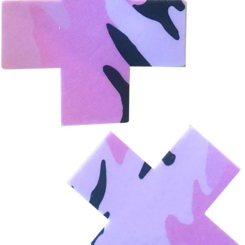 Pastease Pink Camo Cross Pasties