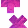 Pastease Pink Holographic X Pasties