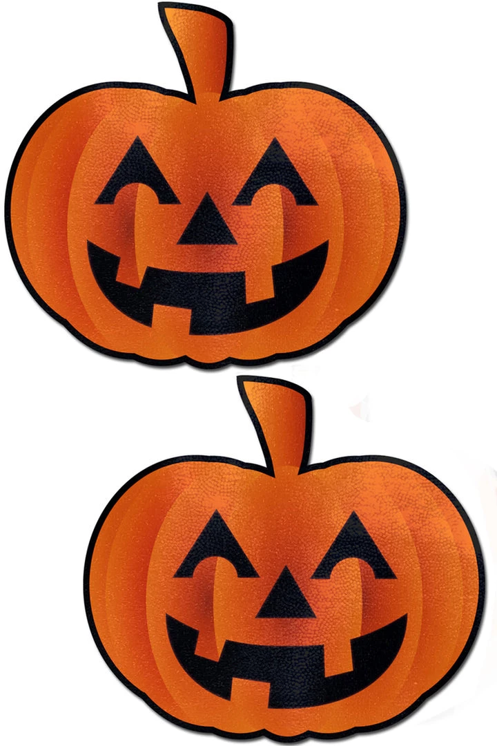 Pastease Spooky Pumpkins Nipple Pasties 1 Pastease Spooky Pumpkins Nipple Pasties