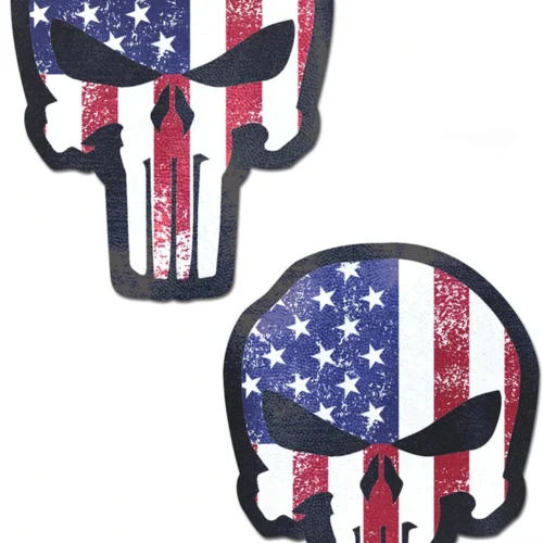 Pastease Punisher Patriotic Stars And Stripes Pasties
