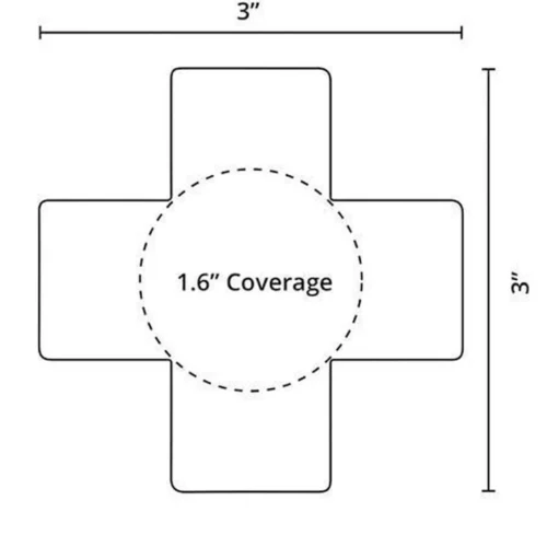 GE Apparel Holographic Double X Pasties