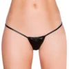 Roma Costume Metallic Low Rise G-String Panties